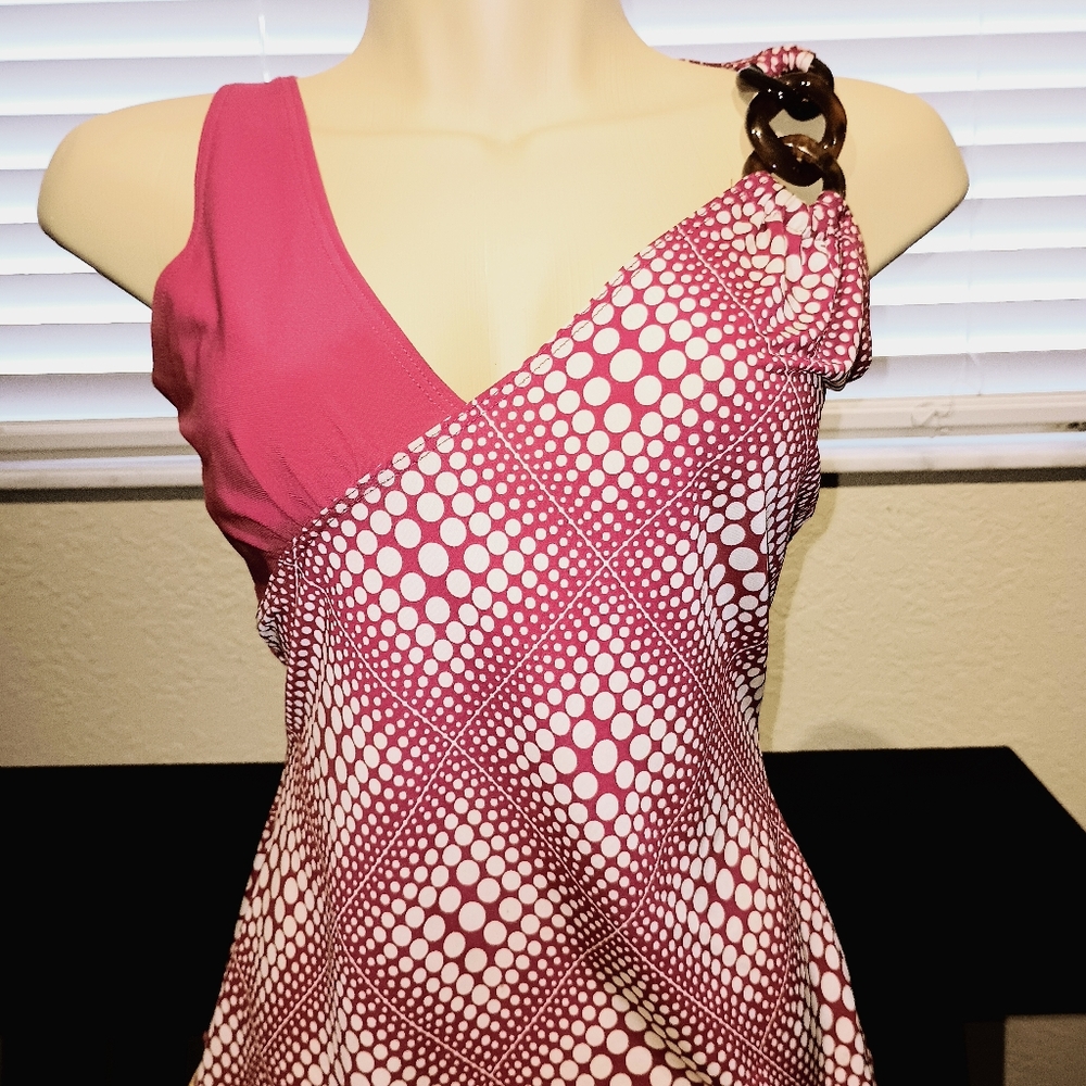 Beautiful Polyester silky stretch low neck blouses